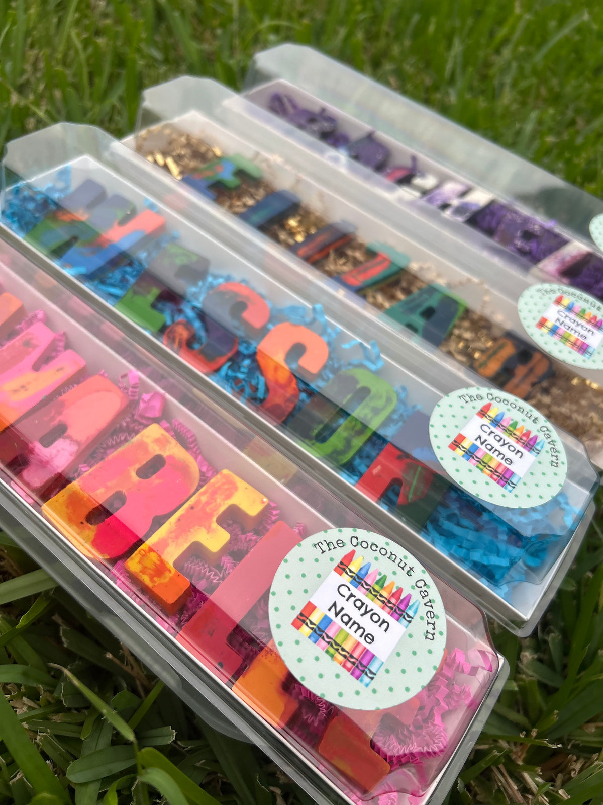 Custom Crayon Name Sets